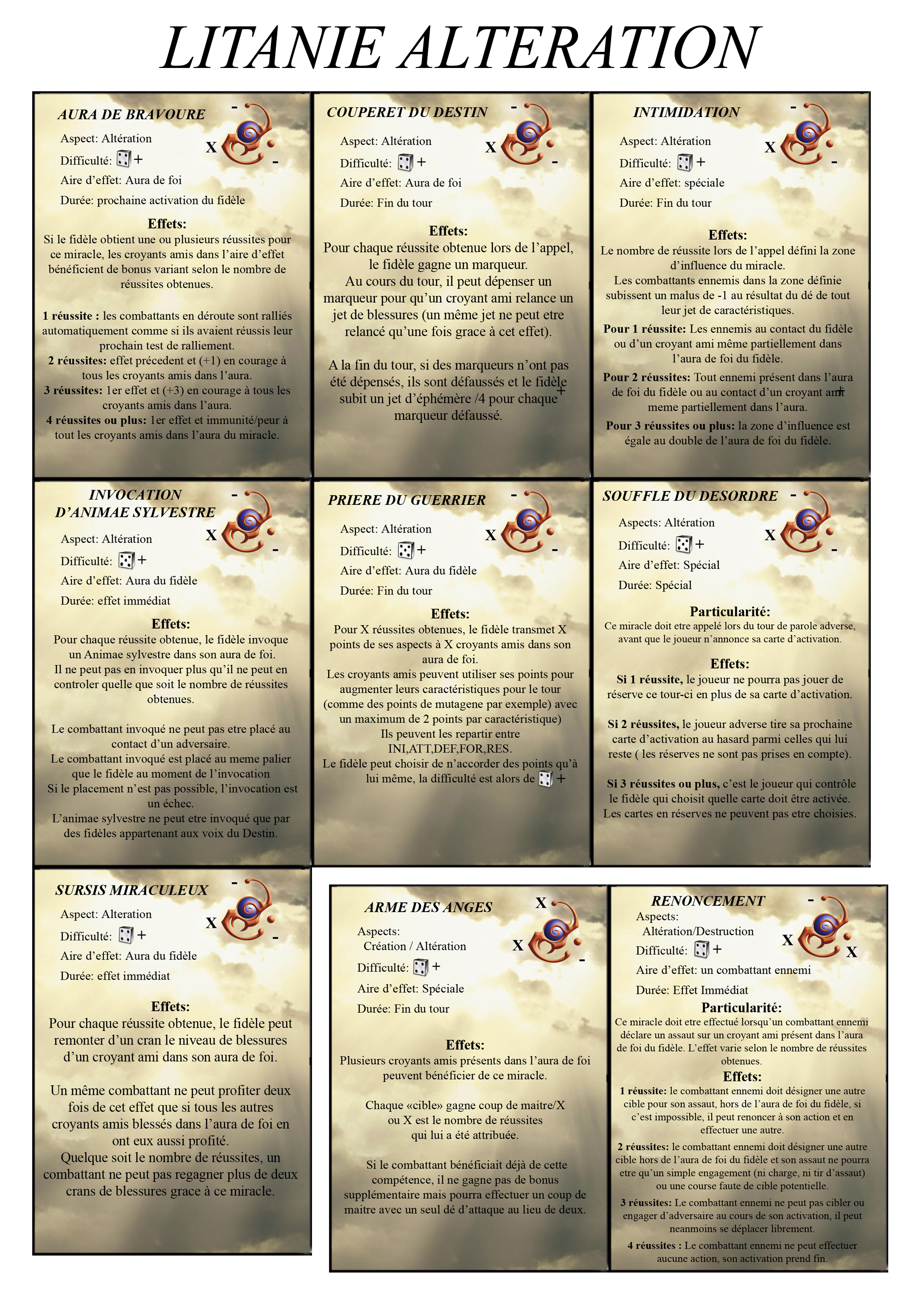 Litanie d'Altération